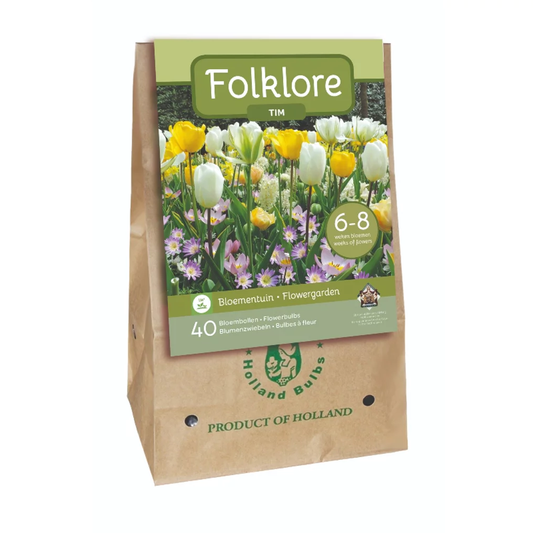 Blumenzwiebeln Tasche 'Folklore Tim' Mischung