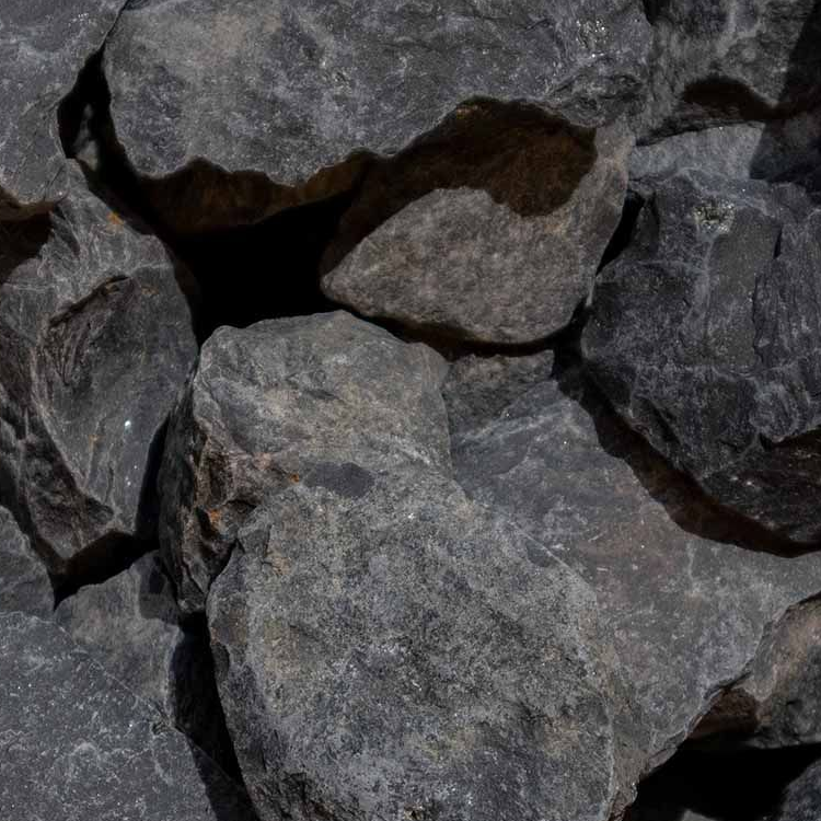 Basalt Bruchsteine