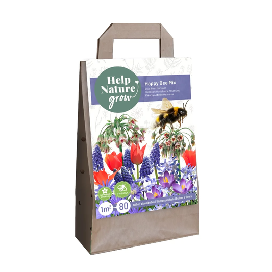 Blumenzwiebeln Tasche 'Help Nature Grow' Bienenmischung