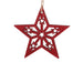 Weihnachtsbaumanhänger Stern Rot